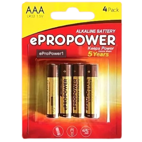 eProPower Double AAA Alkaline Batteries