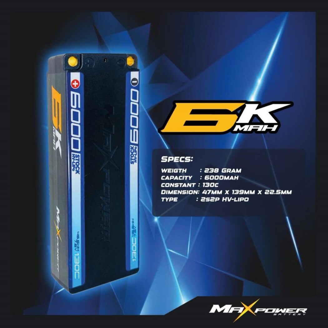 MAXPOWER LI-HV K-Series 6000Mah 130C