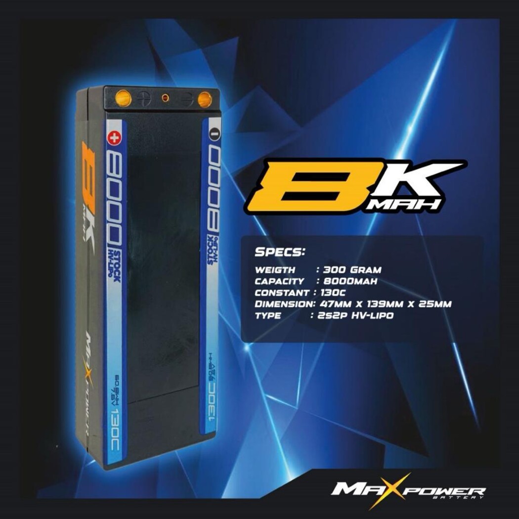 MAXPOWER LI-HV K-Series 8000Mah 130C